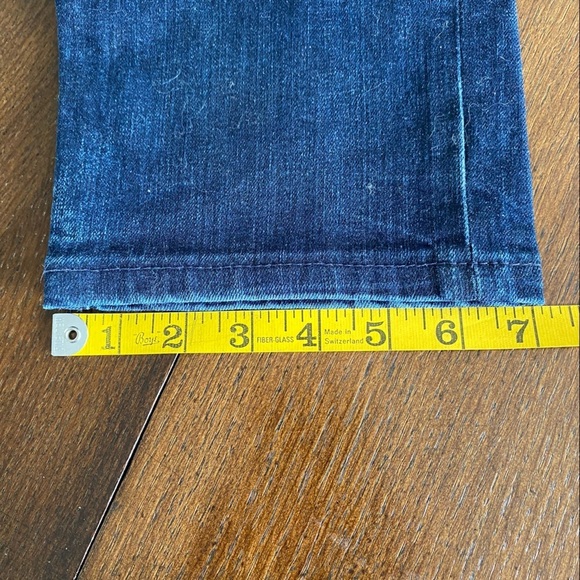 Dearborn Denim Distressed Dark Navy Stretch Jeans Size 31x29 - Picture 10 of 15